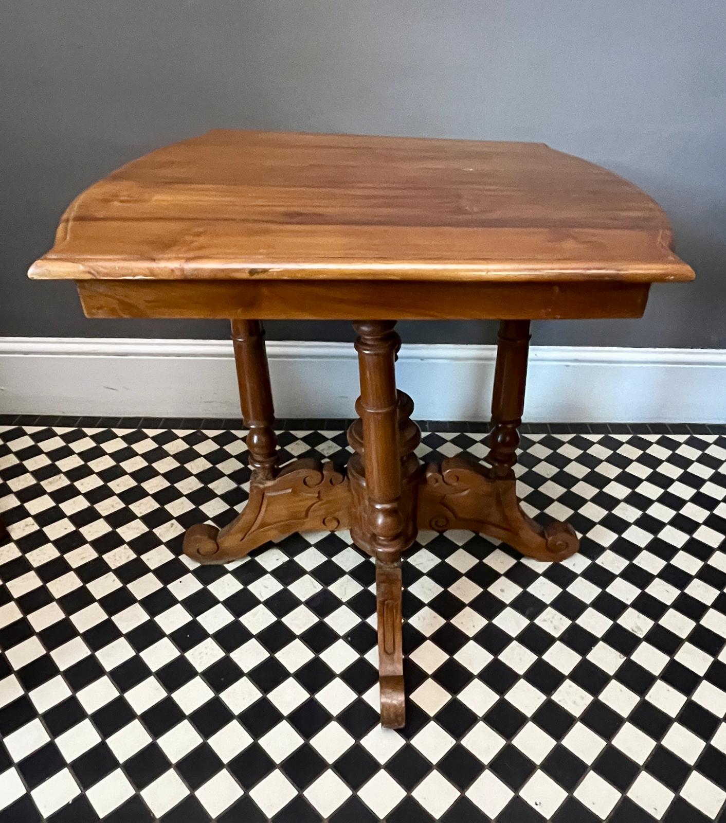 Victorian Violin Shaped Table